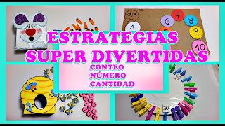 ESTRATEGIAS SUPER DIVERTIDAS PARA ENSEÑAR EL CONTEONÚMERO CANTIDAD [upl. by Ul34]