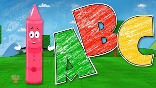 ABC Song  Learn Alphabets  Nursery Rhymes  Baby Songs By Crayons [upl. by Marba]