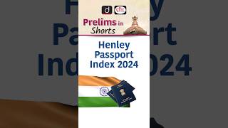 Henley Passport Index 2024  Drishti IAS Shorts [upl. by Atinel509]