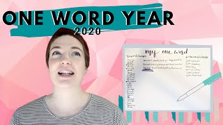 How To Pick Your Word Of The Year [upl. by Clarisa]