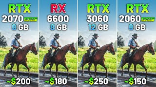 RTX 2070 SUPER vs RX 6600 vs RTX 3060 vs 2060 SUPER  Test in 20 Games in 2024 [upl. by Herring869]