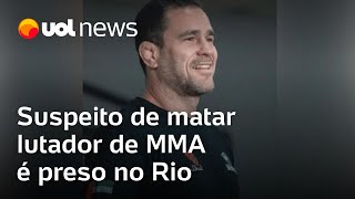 Lutador de MMA morto Suspeito de matar Diego Braga é preso no RJ [upl. by Booze806]