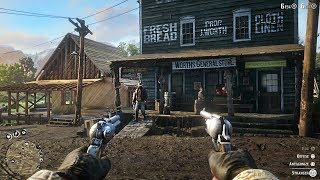 Red Dead Redemption 2 Free Roam Gameplay LIVE Robbing Stores Bounties Hunting Fishing [upl. by Adiesirb]