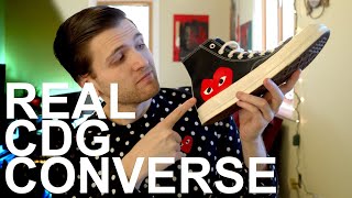 ARE MY CDG PLAY CONVERSE SHOES REAL [upl. by Aseneg]