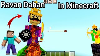 Dashera Special  Ravan Dahan   minecraft creepypieyt creepypieyt301 [upl. by Niar]