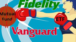 Best Mutual Funds vs ETFs review SampP 500 Vanguard VOO VFIAX FXAIX IVV Schwab SWPPX [upl. by Eillak]