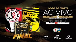 CAMPEONATO CATARINENSE SÉRIE OURO 2023  FINAL  JECKrona X Jaraguá Futsal [upl. by Niwre]