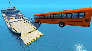 Beamng drive  Epic High Speed Car Jumps 2 [upl. by Vasilek]