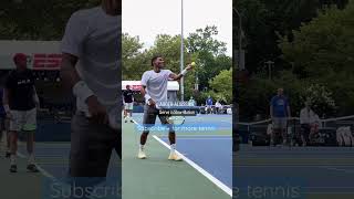 Felix AugerAliassime Serve in Slow Motion at US Open 2022 🎾🇨🇦 Shorts USOpen AugerAliassime [upl. by Keyte312]