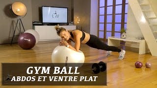 Gym avec Ballon Kettler Exercices abdominaux  ventre plat pour femmes  FITNESS STUDIO BY LUCILE [upl. by Adnirol666]