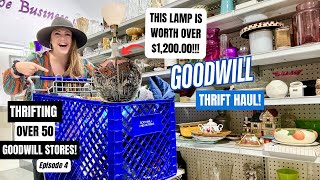 AN UNBELIEVABLE FIND THRIFTING OVER 50 GOODWILL THRIFT STORES Thrift With Me Episode 4 [upl. by Zaneski]