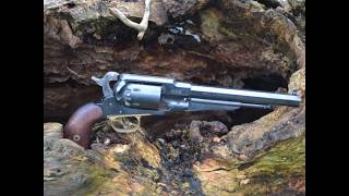 The exploded 1858 Remington New Model Army revolver [upl. by Aivatra]