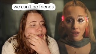 WE CANT BE FRIENDS  Ariana Grande music video reaction [upl. by Anolahs]