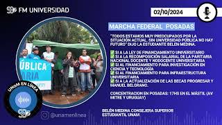 La UNaM invita a marchar en Posadas Oberá y Eldorado en apoyo a las universidades públicas [upl. by Sadye777]