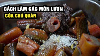 LƯƠN ĐỦ MÓN CỦA GIA ĐÌNH XỨ NGHỆ  Em gái dễ mến thật thà chia sẻ hết bí quyết hanoifood [upl. by Akelam]