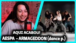 aespa 에스파 Armageddon Dance Practice  REACT DO MORENO [upl. by Annorah764]