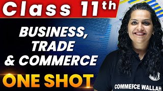 Business Trade amp Commerce in 1 Shot  Everything Covered  Class 11th Business Studies🔥 [upl. by Ytrebil759]