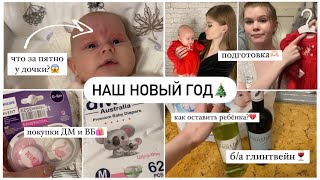 НАШ НОВЫЙ ГОД🎄 ПОДГОТОВКА💕 ЧТО ЗА ПЯТНО У ДОЧКИ😱 ПОКУПКИ ВБ И ДМ🛍️ КАК ОСТАВИТЬ РЕБЁНКА МОЙ ОПЫТ💔 [upl. by Burrill]