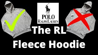 How to spot a fake Ralph Lauren Fleece Hoodie  Real vs Fake  Mens Hoodie [upl. by Mckee]