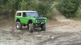 Cool Old BroncoJohn Deere stylePowell River sept2009 [upl. by Esdnyl]