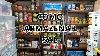 COMO ARMAZENAR SAL [upl. by Dranyl282]