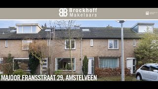 Te koop Majoor Fransstraat 29 Amstelveen  Brockhoff Makelaars  Méér makelaar [upl. by Lacagnia]