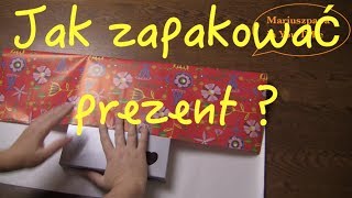 Jak oryginalnie zapakować prezent  cz1 wzór kimono  How to pack a gift [upl. by Claudine]