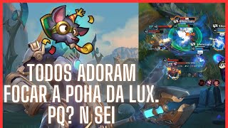 Gastam tudo na FADA até quando é LUX TANK vai entender  Lux VS Blitzcrank  Wild Rift [upl. by Ikcir]