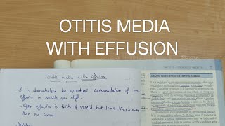 OTITIS MEDIA WITH EFFUSION [upl. by Elwyn]