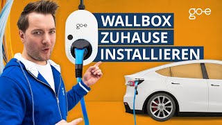 Wallbox Installation Tipps amp Anleitung  Wallbox zuhause installieren  goe [upl. by Ahsikym]