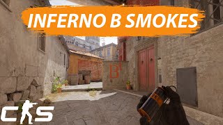 CS2 INFERNO B Smokes  TSide 4 Smokes CT Boost Coffin [upl. by Alison]