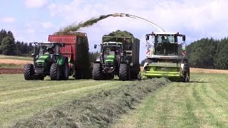 2 Tage Vollgas mit 2x Deutz Fahr und 3x Fendt Deutz FahrFendtuvm 3 Schnitt Grashäckseln [upl. by Ahsitahs571]