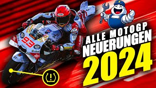 MotoGP 2024  das ist ALLES NEU Reifendruck Regeln amp Rennkalender [upl. by Odarnoc]