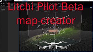 Litchi Pilot Beta with the mapcreator for photogrammetry DJI Mini 3 Pro shooting [upl. by Atselec]