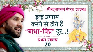 इन्हें प्रणाम करने से होते हैं “बाधाविघ्न” दूर श्रीमद्भागवत के गूढ़ रहस्य  प्रथम स्कन्ध  20 [upl. by Bethany]