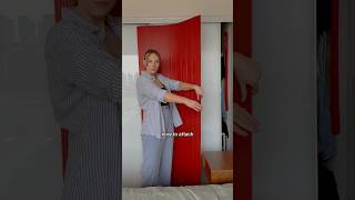 renterfriendly closet door upgrade🤩 diy roommakeover [upl. by Abdel456]