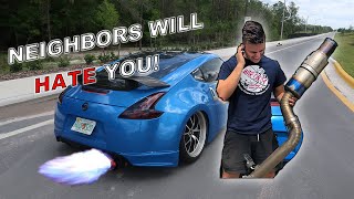 BEST Exhaust For The 370Z Neighbors Will HATE You GUARANTEED [upl. by Enimrac259]