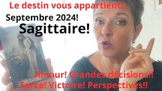 Tirage tarot Septembre 2024 Sagittaire [upl. by Annaed]