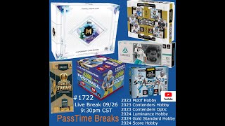 0926  2023 MOTIF FOOTBALL 2024 LUMINANCE  6 Box Hobby 1722 LIVE BREAK [upl. by Ertsevlis786]