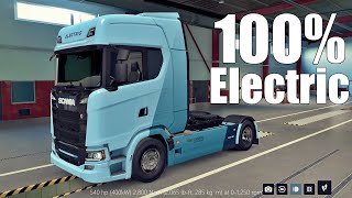 Driving Scania S BEV  Fully Electric Truck  Powerful Enough [upl. by Dorkas]