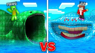 Mikeys EMERALD BLOOP vs JJs DIAMOND EL GRAN MAJA Survival Battle in Minecraft Maizen [upl. by Aknahs]