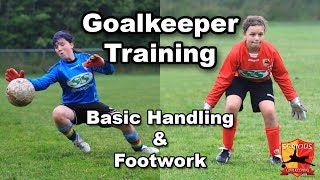 Goalkeeper Training  U10U12  SeriousGoalkeepingnet [upl. by Enaols]