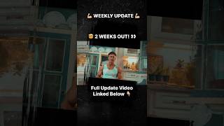 💪🏼WEEKLY UPDATE💪🏼 Kirk’s road to the NPC TEXAS NATURAL 🤯 2 weeks out shorts npccompetitor [upl. by Lrad]