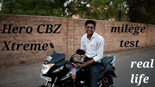 Hero CBZ Xtreme mileage test [upl. by Lexi]