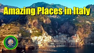 🇮🇹 Amazing Places in Italy Amalfi Coast Sicily Tuscany and Venice  Drone Footage and Timelapse [upl. by Eimas]