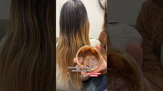 Masque cheveux anti fourche shortvideo merefille hairtutorial [upl. by Lotty]