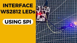 Interface WS2812 LEDs with STM32  SPI 8bit [upl. by Epner]