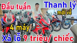 THANH LÝ MOTOR MỚI VỀ KAWSAKI Z1000 Z300 Z650 NINJA400 HONDA CB650R CBR650 R15V3 REBEL 300 mt03 sốc [upl. by Arlan]