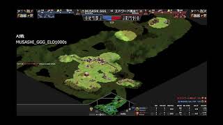 AoE2DE AI戦1v1 サラセンVSブリトン過大21弓31minPOP88IDL254RS164k 弓分隊で荒らすぜい。守りは柵＋家壁で。 [upl. by Cristoforo361]