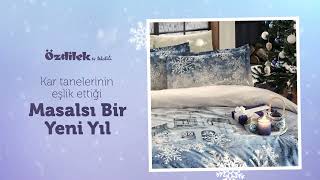 Özdilek Snowflake Çift Kişilik Nevresim Takımı ❄️ [upl. by Ellyn]